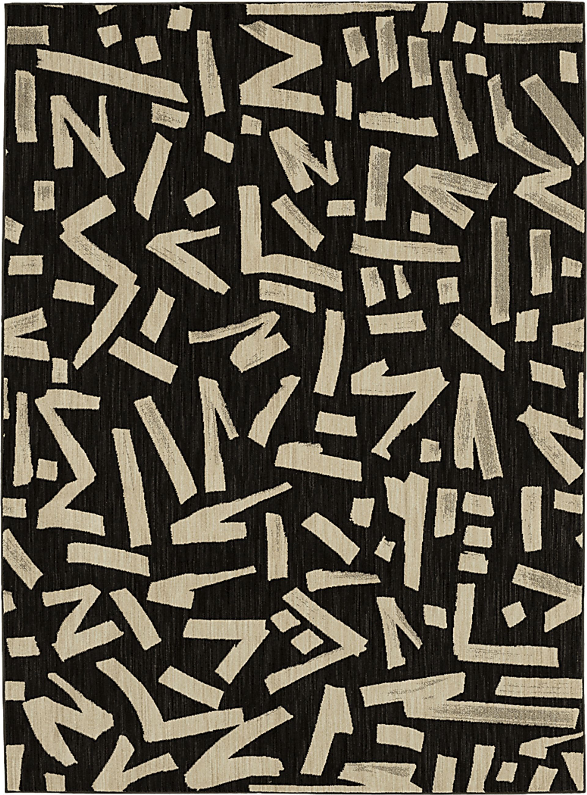 Stacy Garcia Kusal Charcoal 5'3 x 7'10 Rug - Image 1
