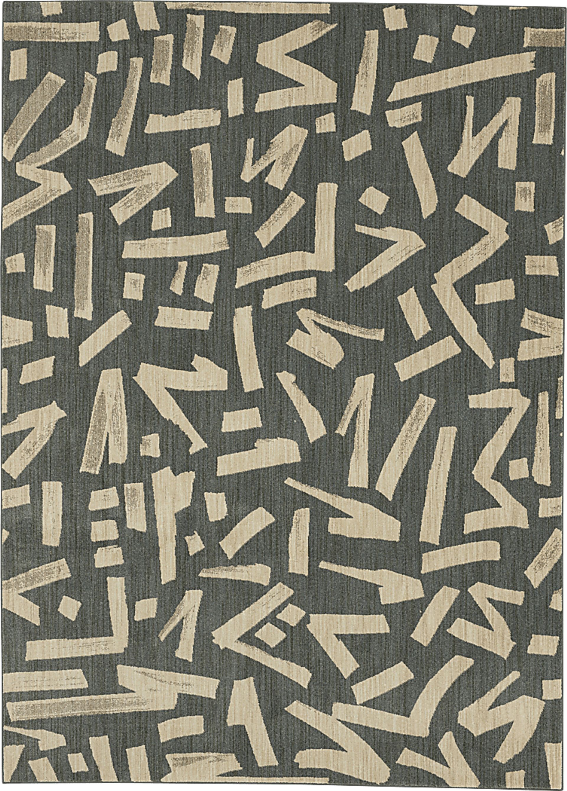 Stacy Garcia Kusal Gray 8' x 11' Rug - Image 1