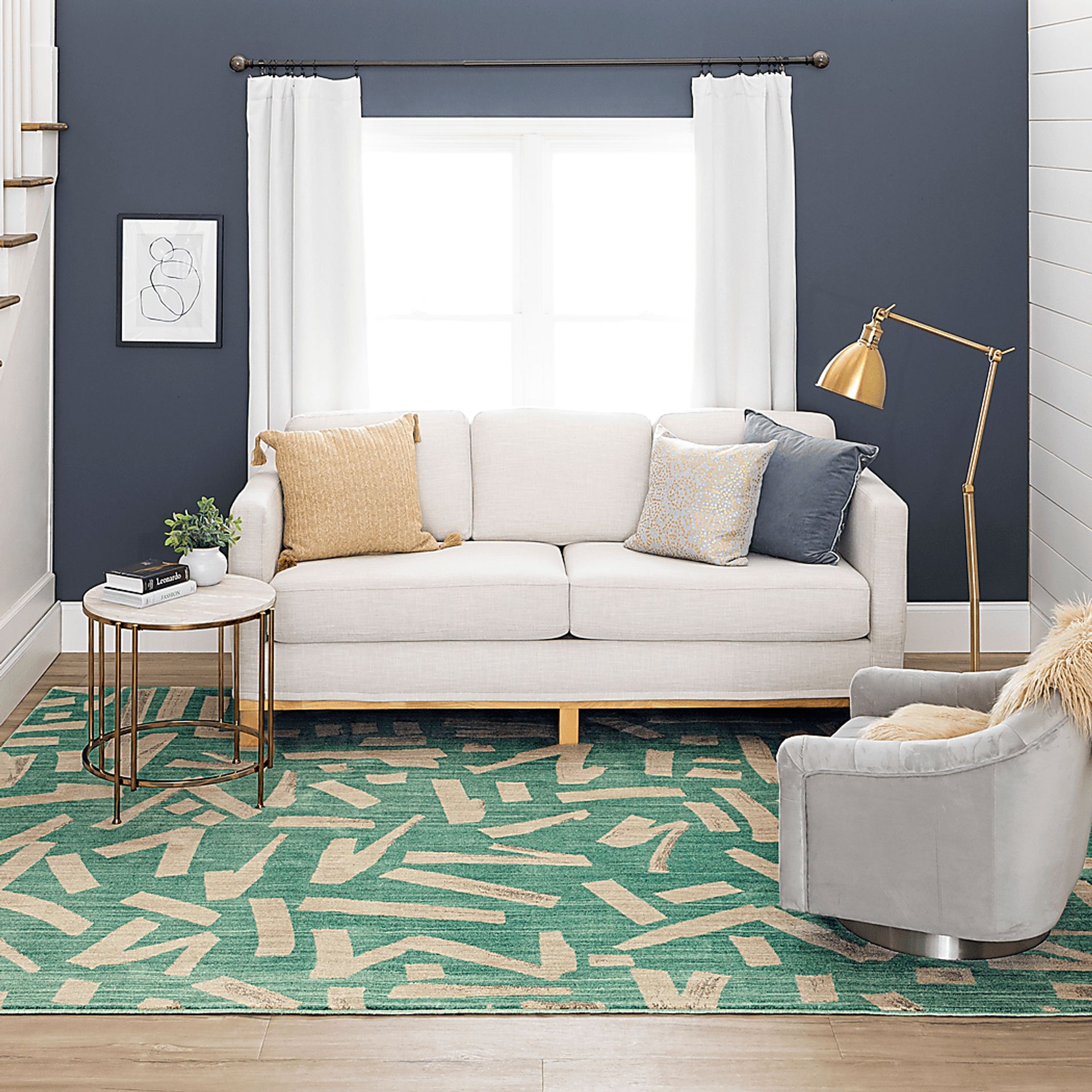 Stacy Garcia Kusal Green 8' x 11' Rug - Image 2