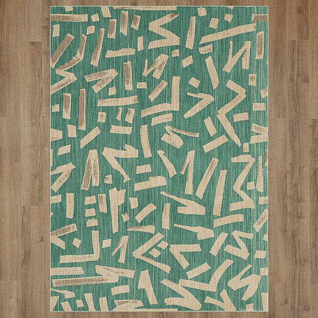 Stacy Garcia Kusal Green 8' x 11' Rug - Thumbnail - Image 3