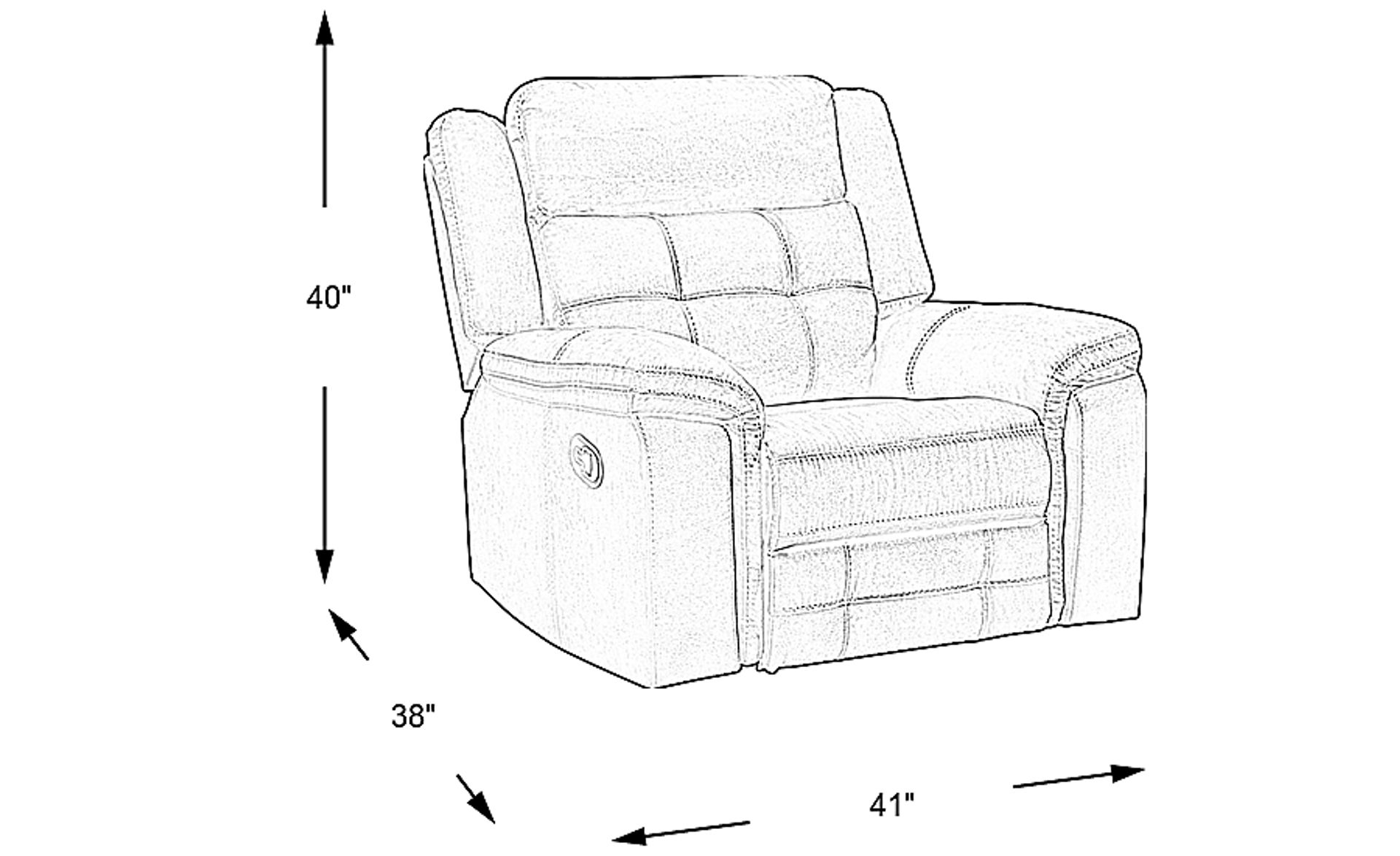 Dimension Image. Please refer to the Dimension Tab on this page for dimension details.