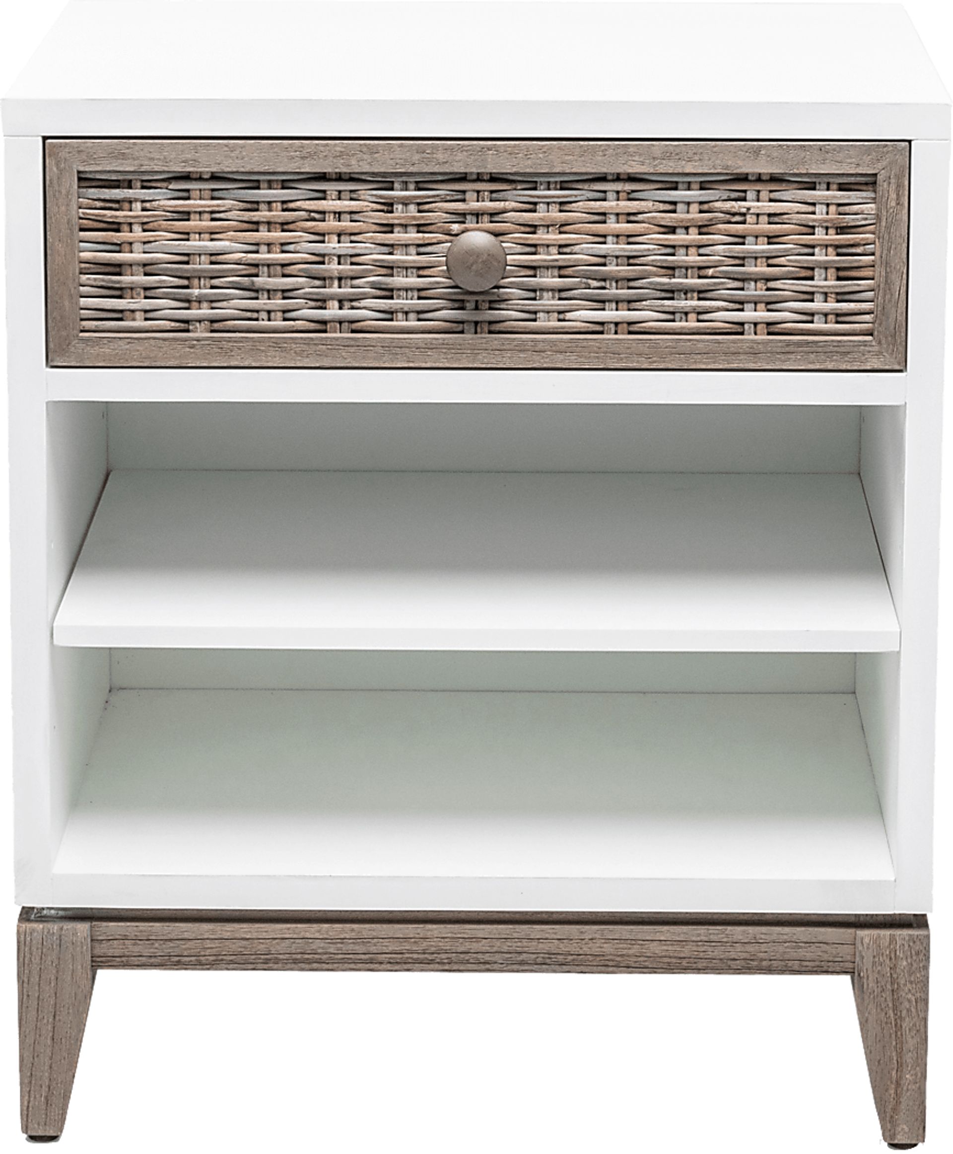 Kwamet White Nightstand - Image 9