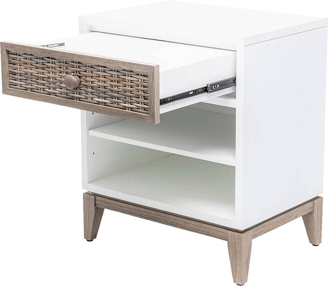 Kwamet White Nightstand - Thumbnail - Image 2