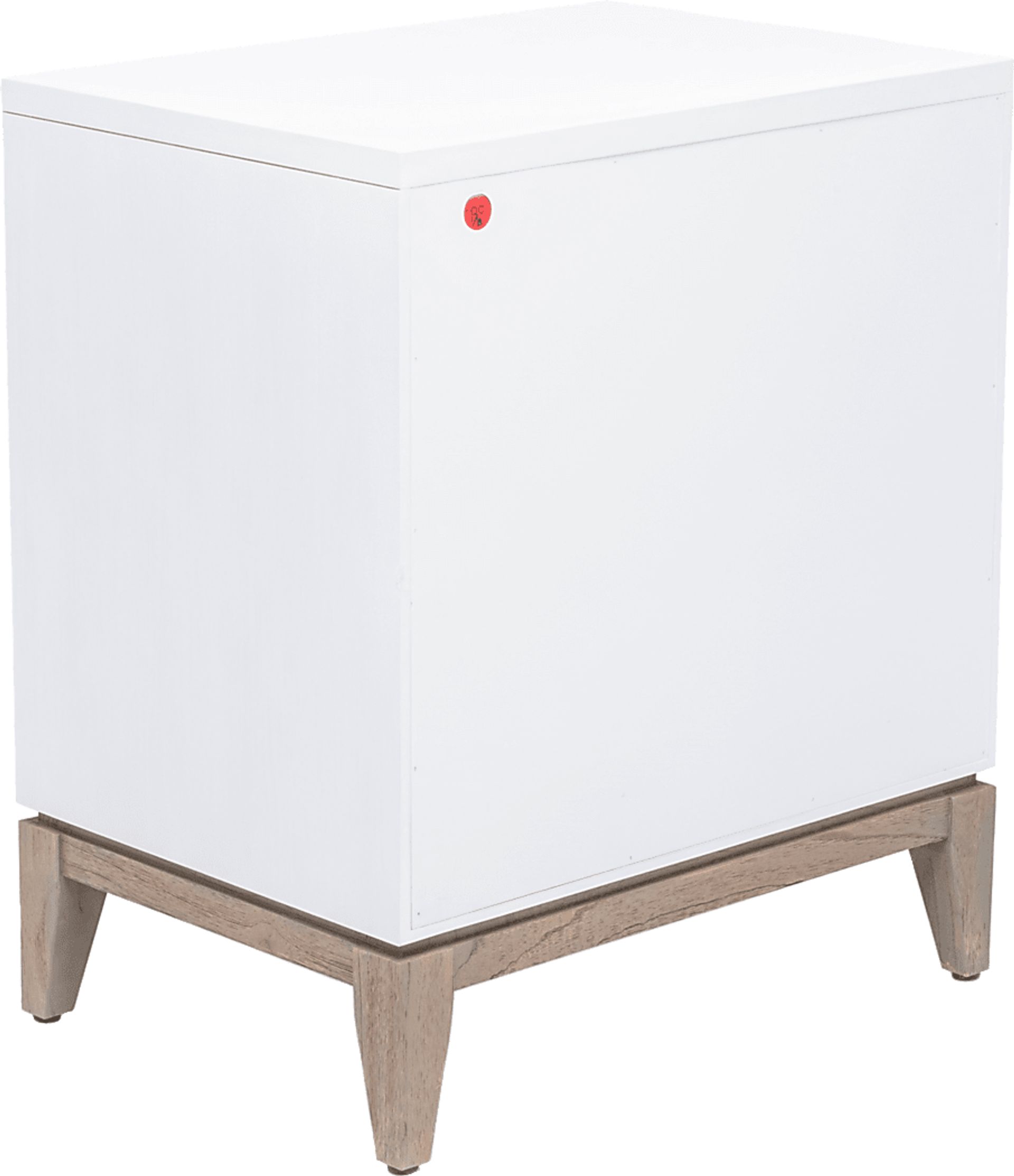 Kwamet White Nightstand - Image 4