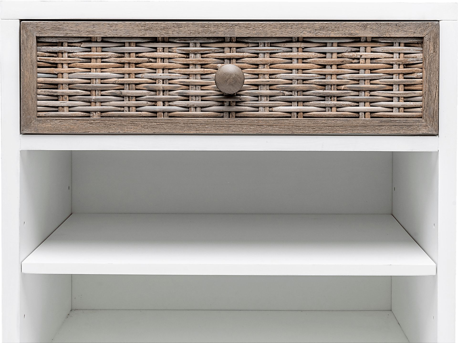 Kwamet White Nightstand - Image 7