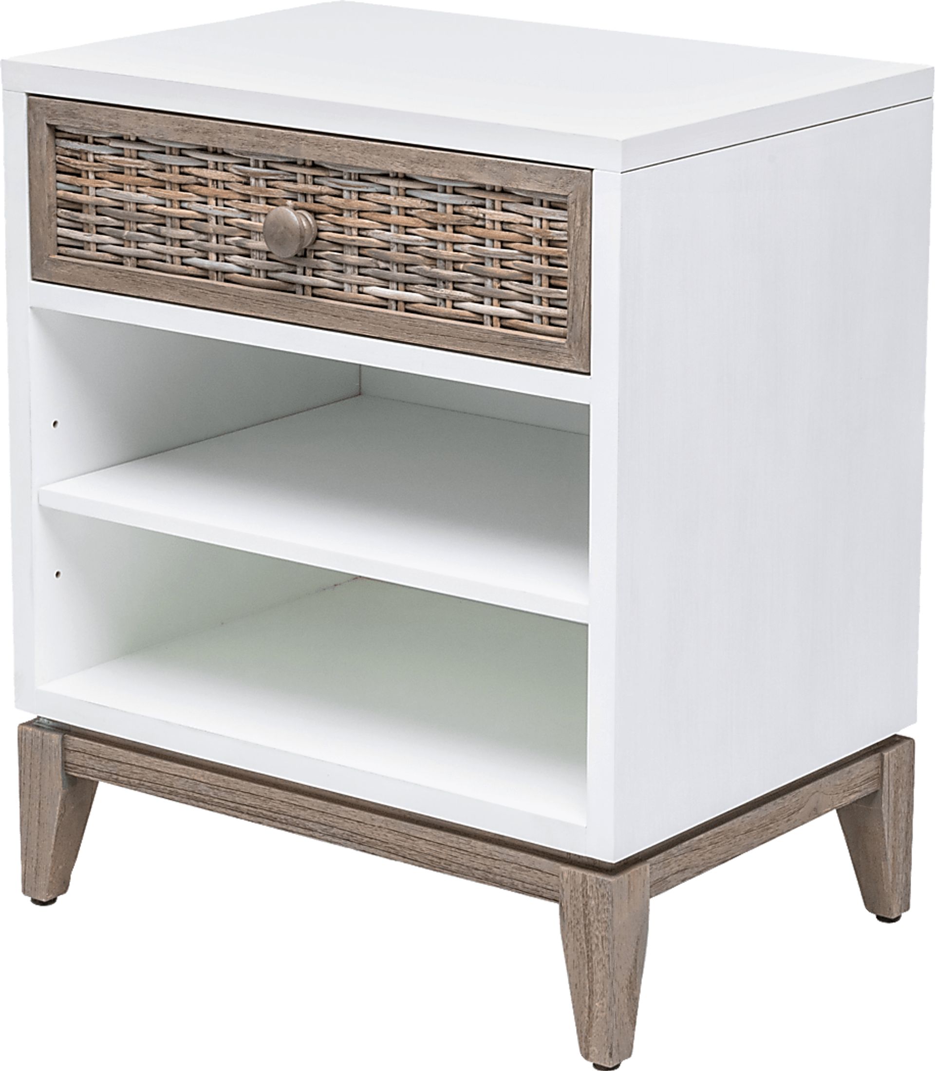 Kwamet White Nightstand - Image 1