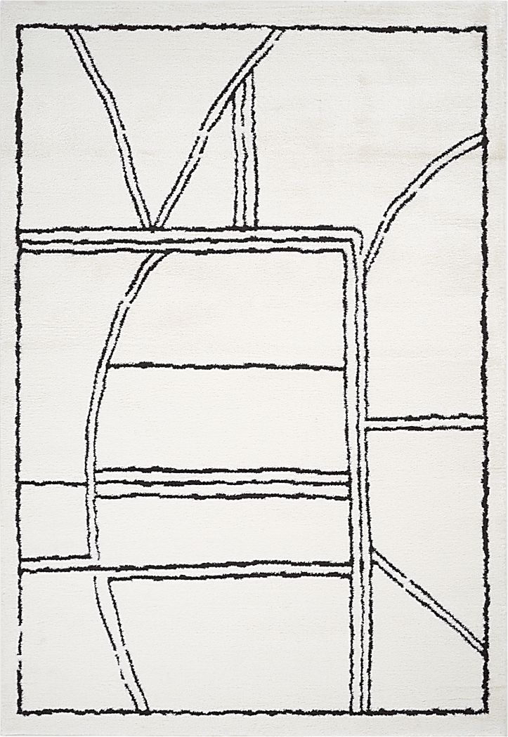 Kwaye White 3'6 x 5'6 Rug