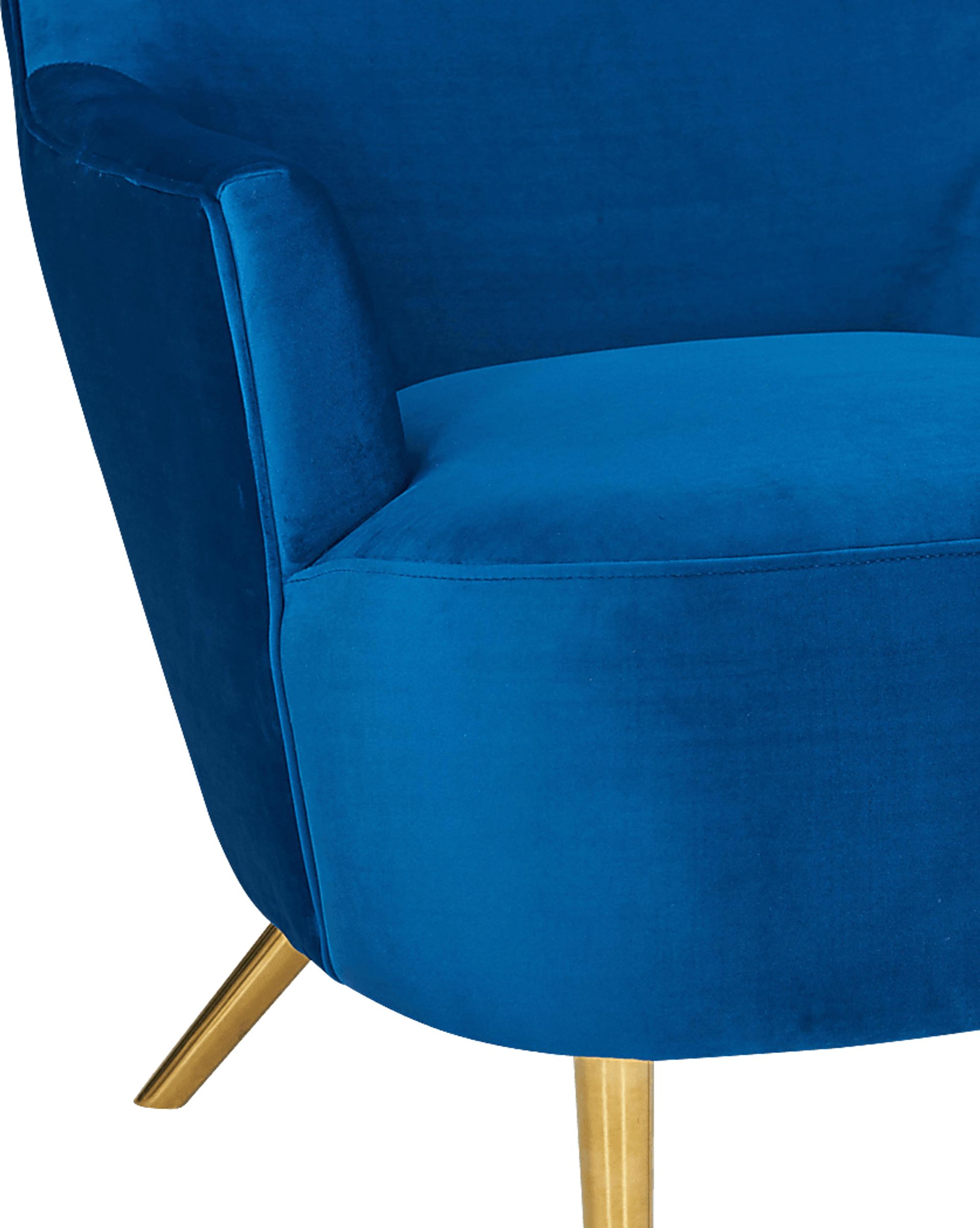Kweisi Navy Accent Chair - Image 3