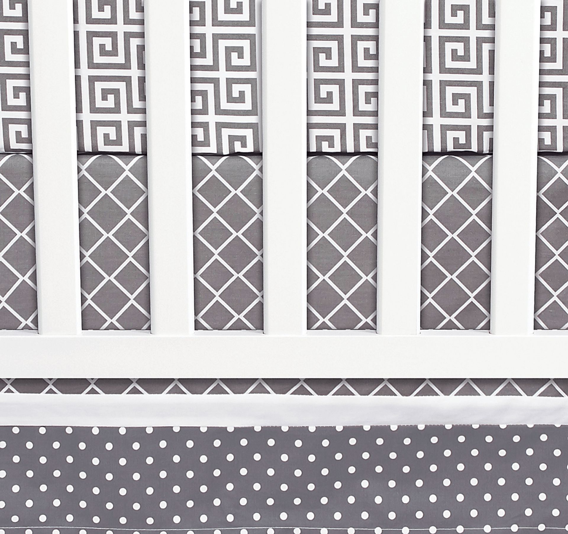 Kyan Gray 3 Pc Baby Bedding Set - Image 5
