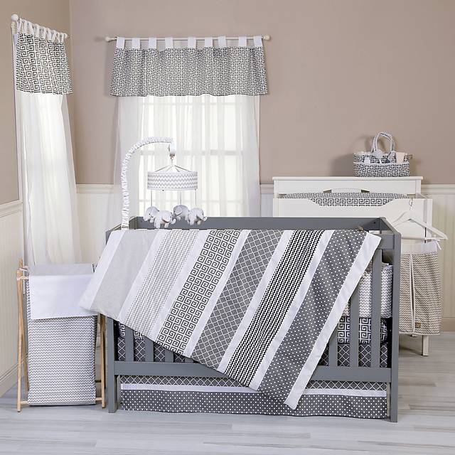 Kyan Gray 3 Pc Baby Bedding Set - Thumbnail - Image 1