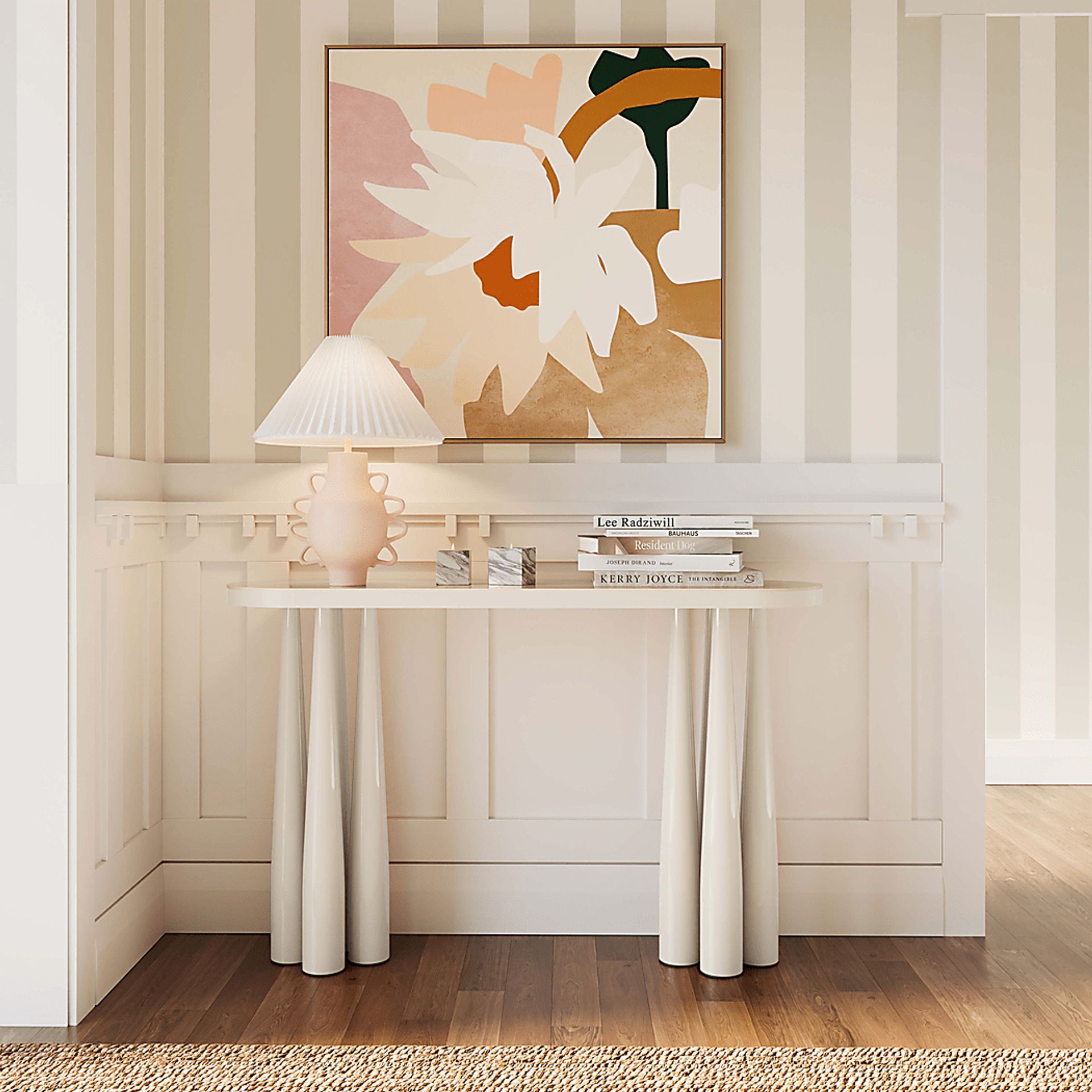 Kyara Cream Console Table - Image 2