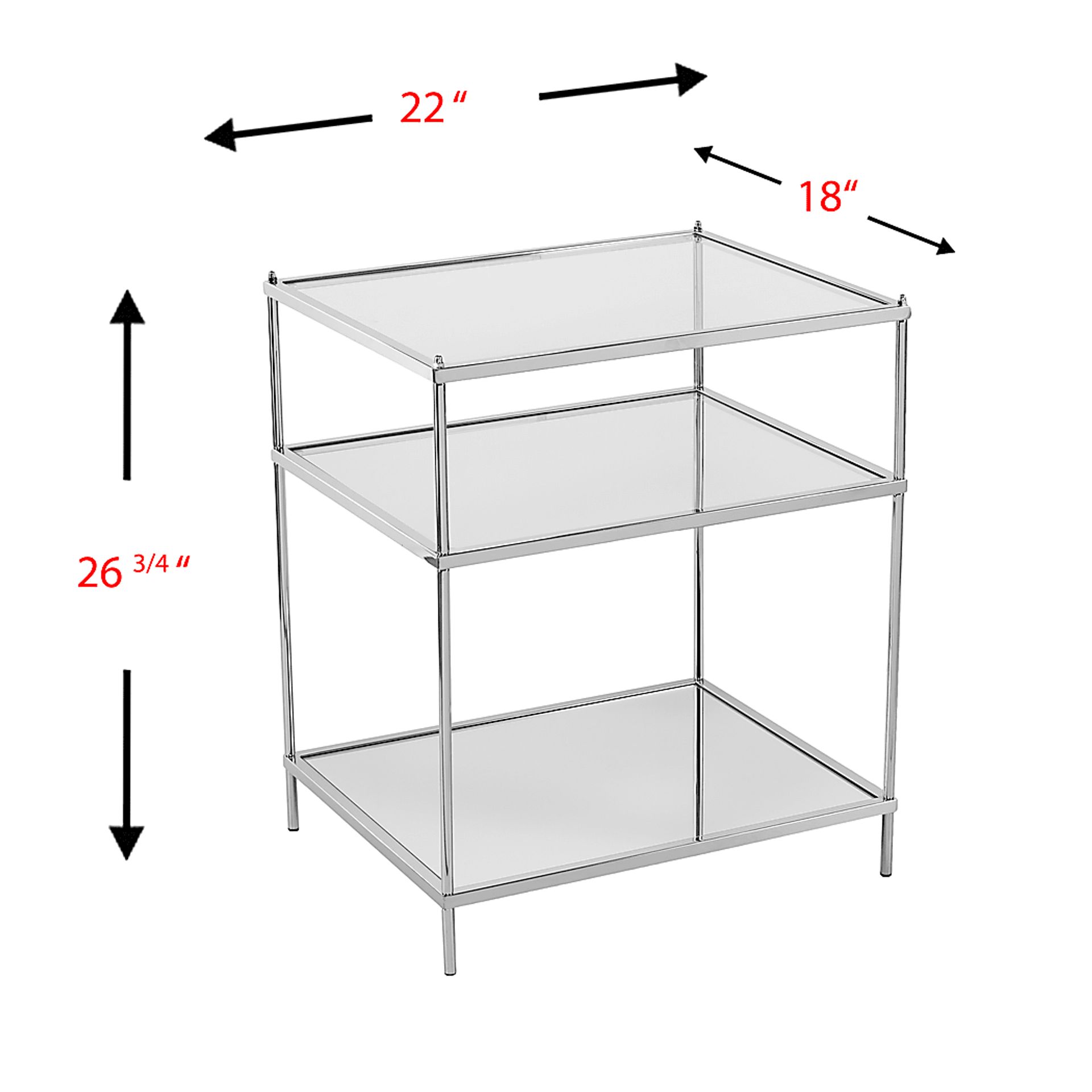 Kyaz Silver End Table - Image 4