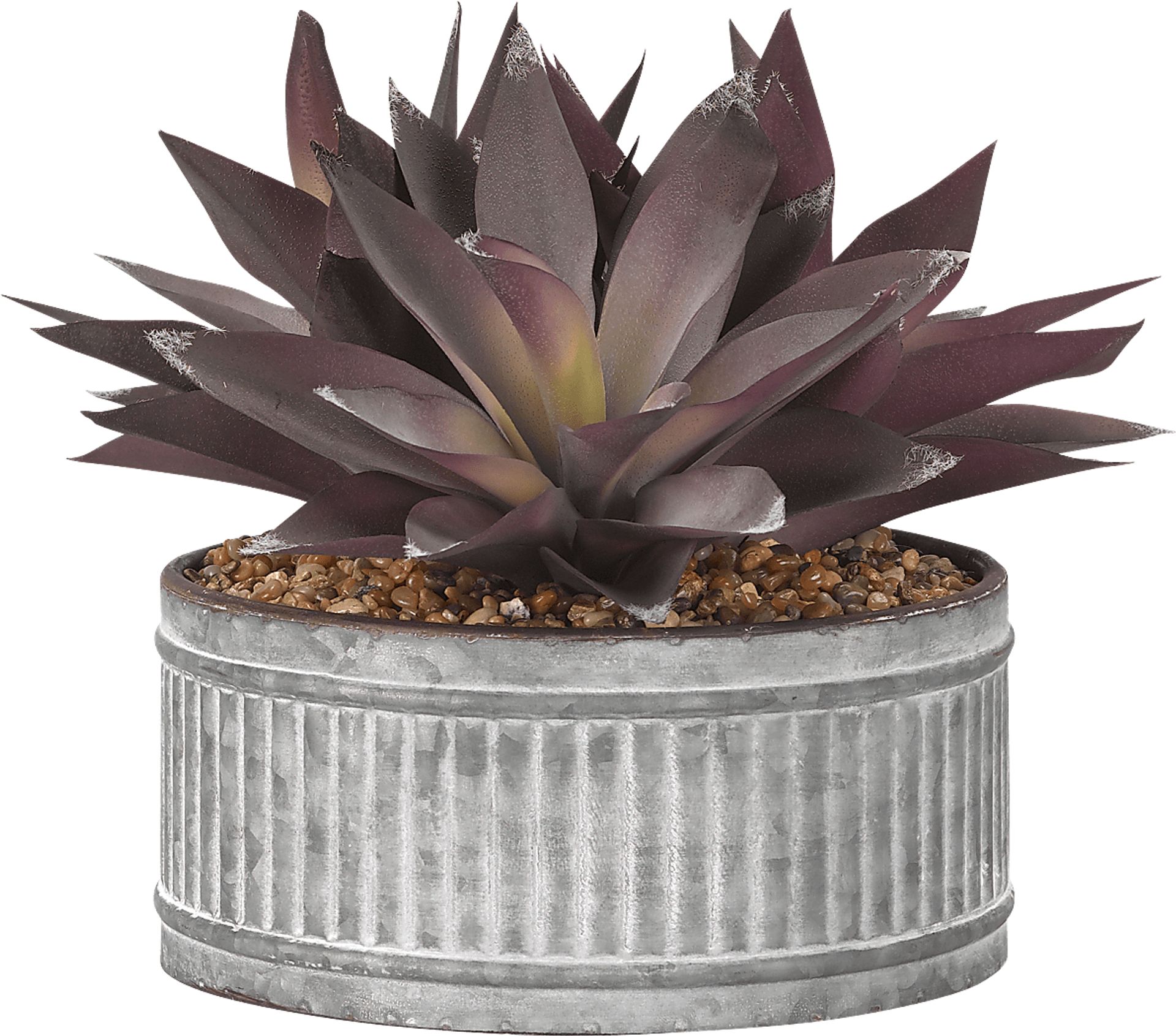 Kyelle Purple Aloe Silk Plant - Image 1