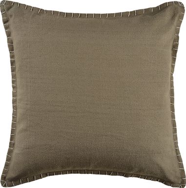 Kyenna Brown Throw Pillow