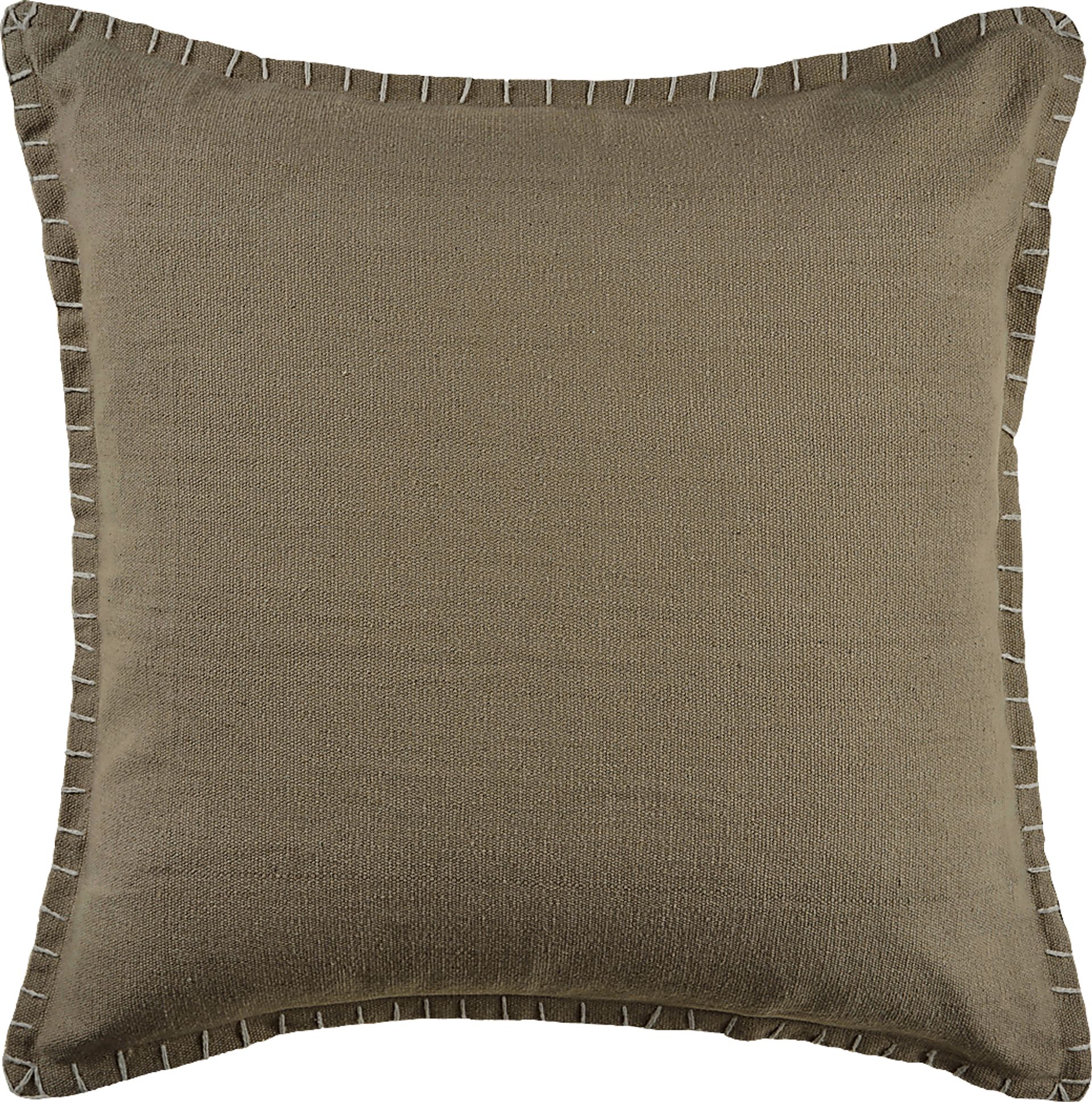 Kyenna Brown Throw Pillow - Image 1