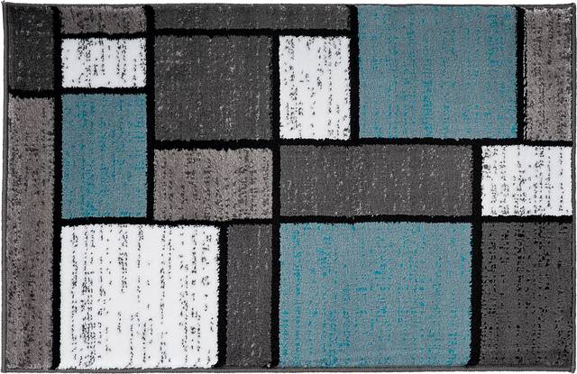 Kylan Blue 2' x 3' Rug - Thumbnail - Image 1