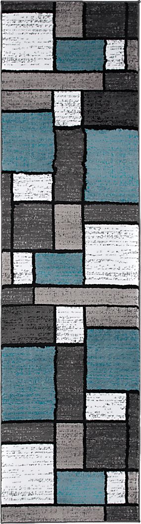 Kylan Blue 2' x 7'2 Runner Rug