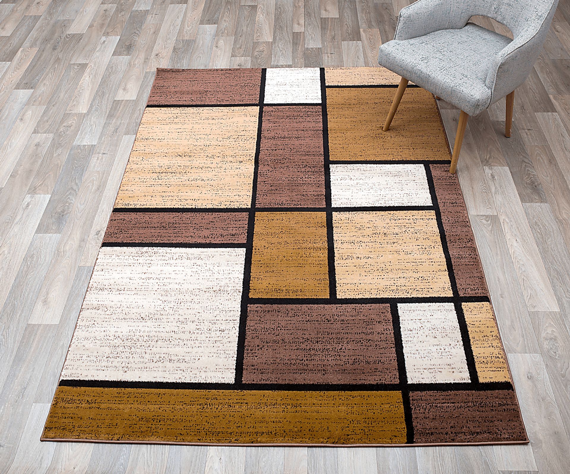 Kylan Brown 5'3 x 7'3 Rug - Image 3