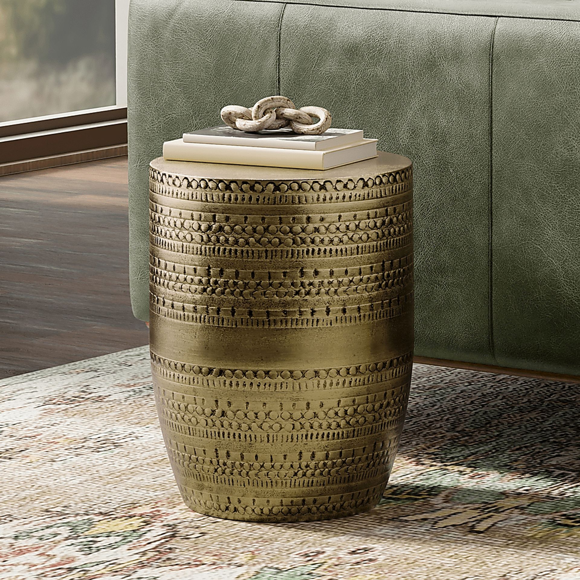 Kylee Gold Accent Table - Image 2