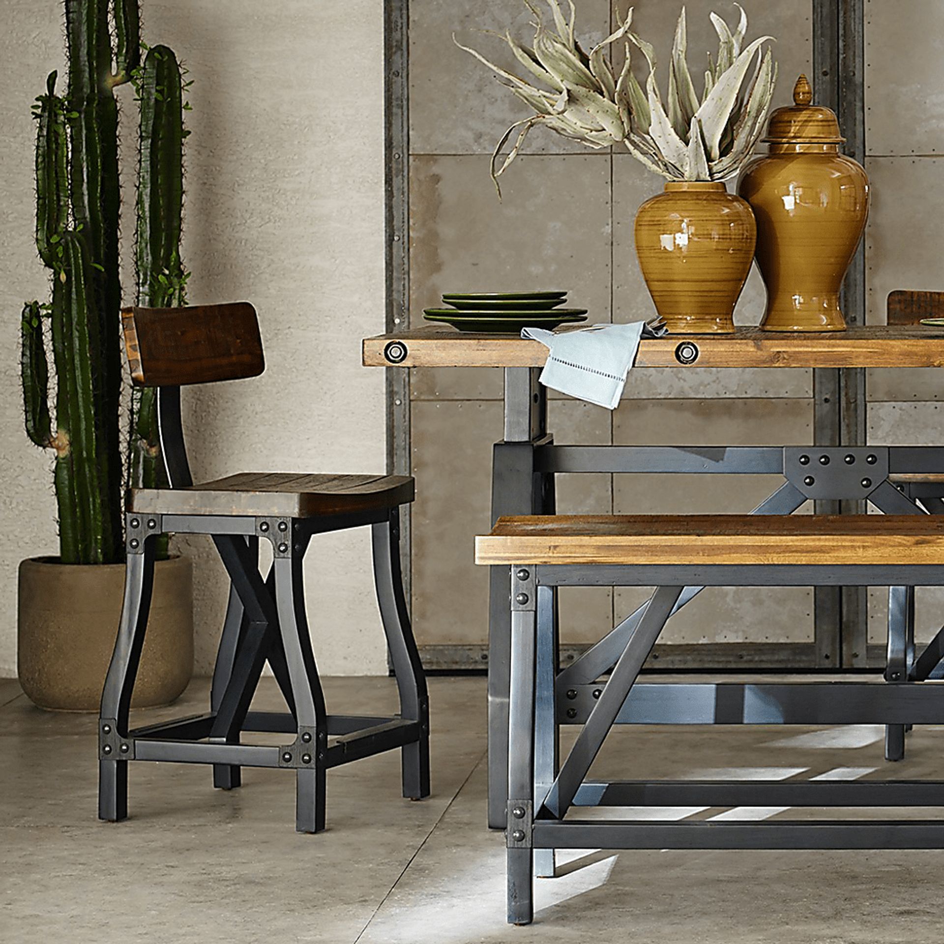 Kylman Brown Counter Height Stool - Image 5