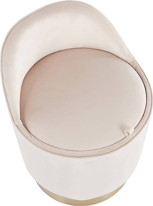 Kylman Cream Vanity Stool - Thumbnail - Image 6