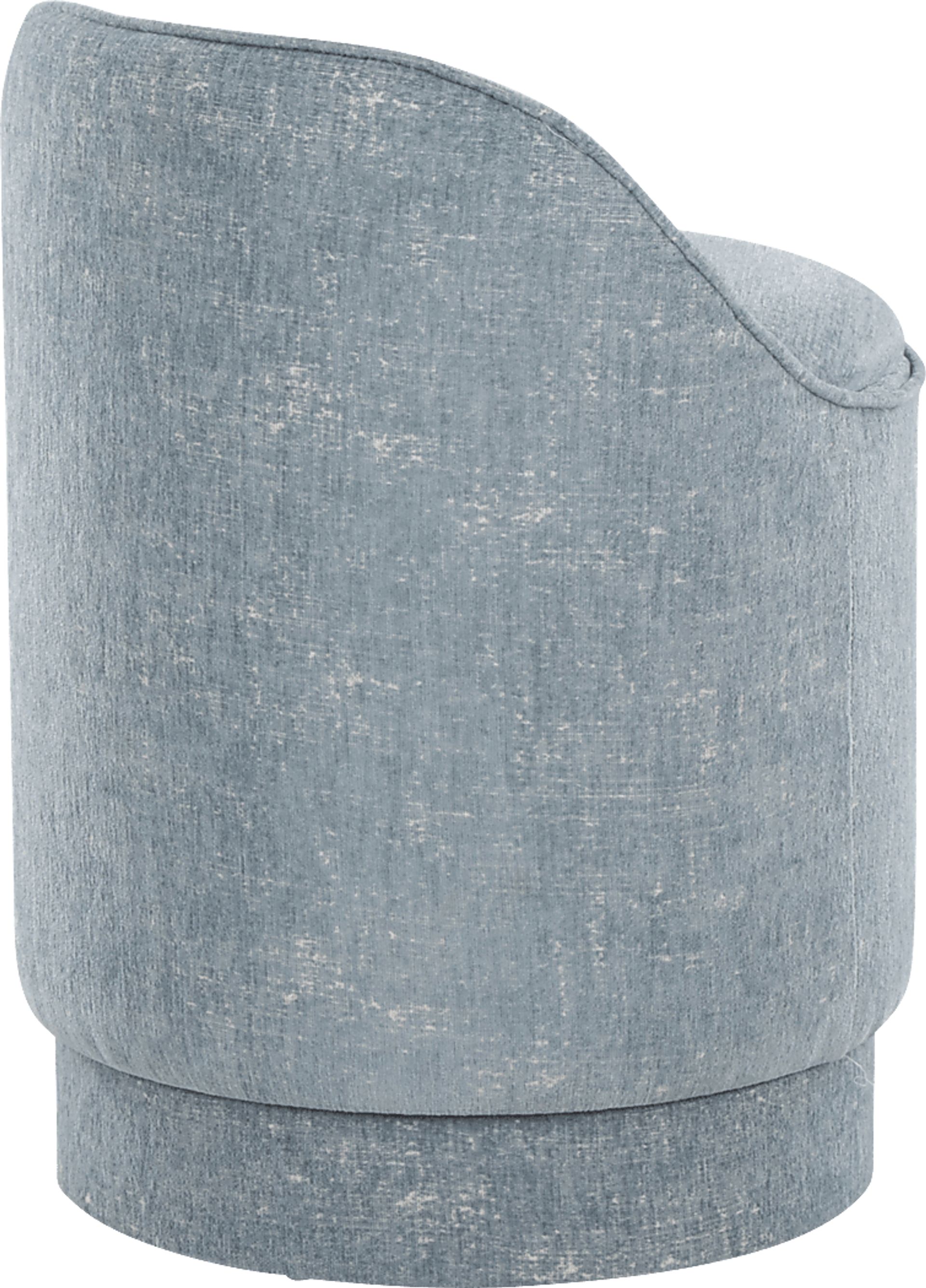 Kylman II Blue Vanity Stool - Image 7