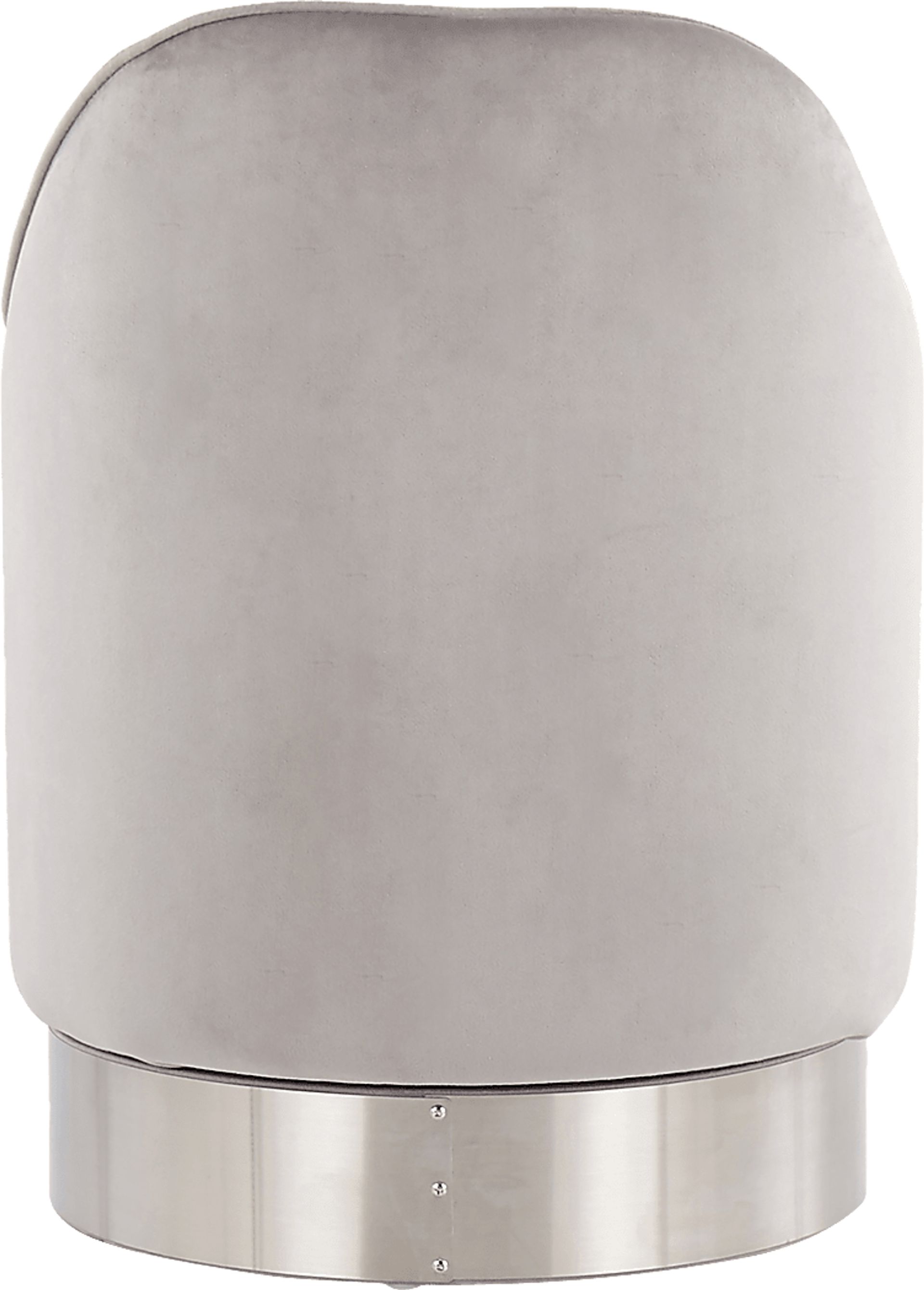 Kylman Silver Vanity Stool - Image 4