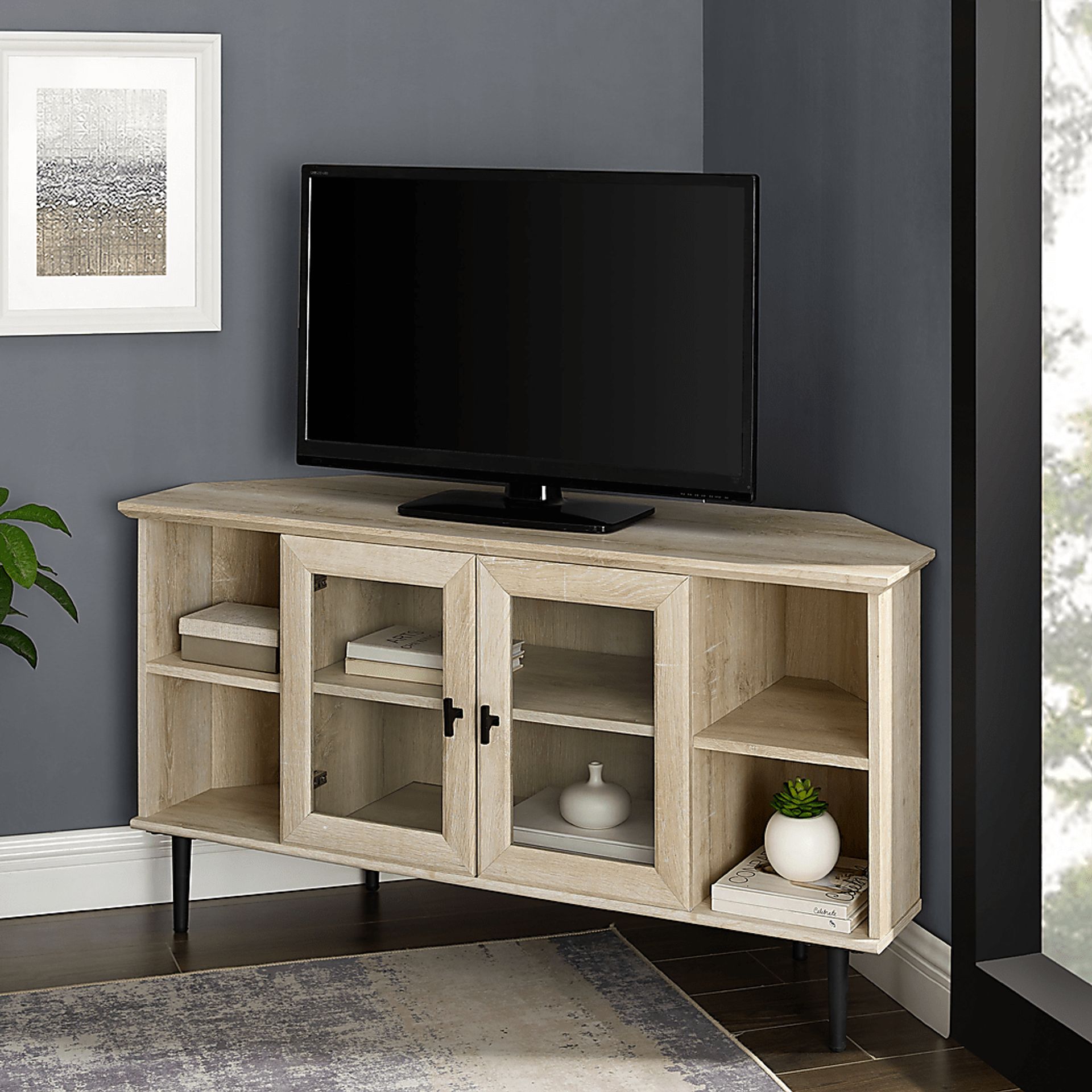 Kylman White 48 in. Console - Image 4