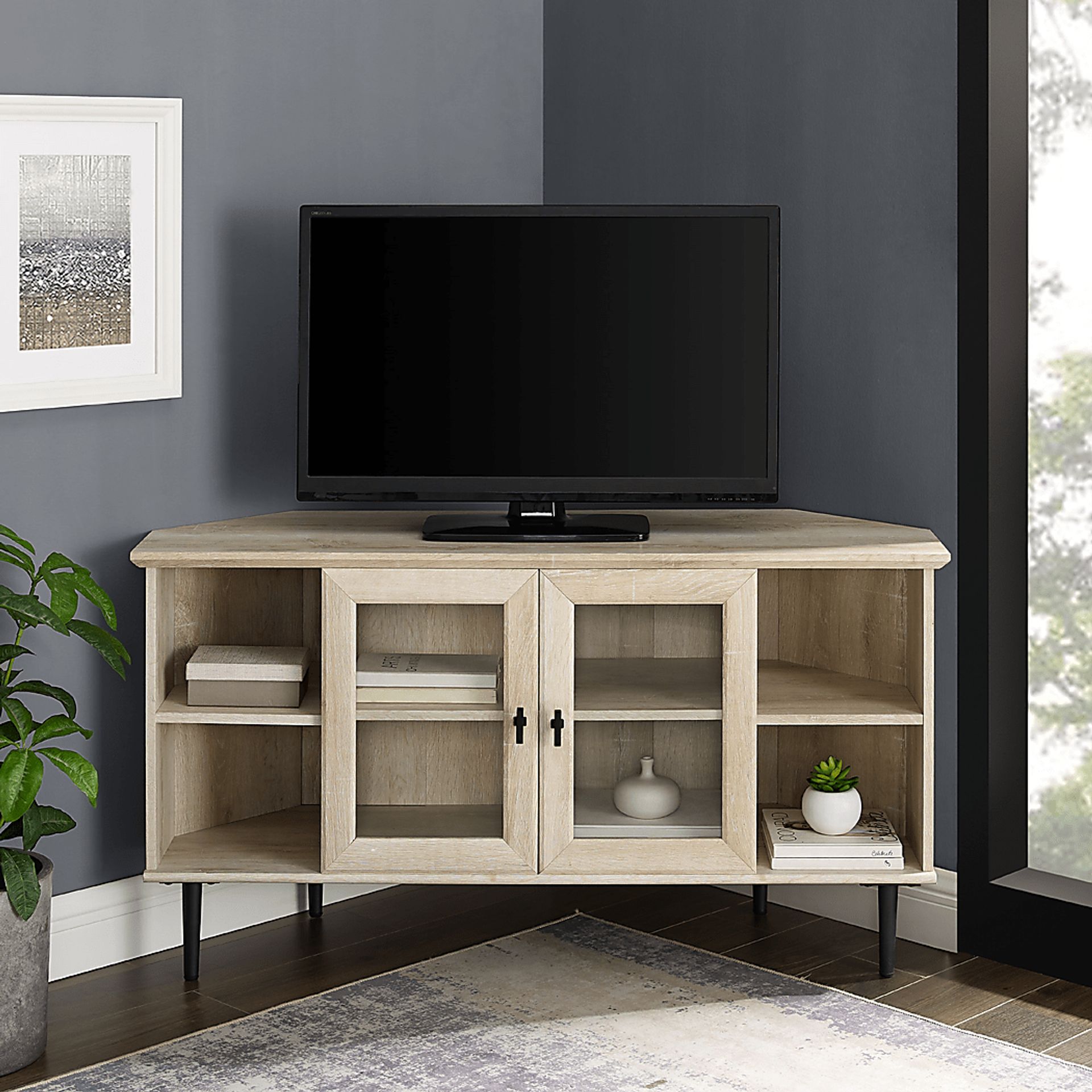 Kylman White 48 in. Console - Image 5