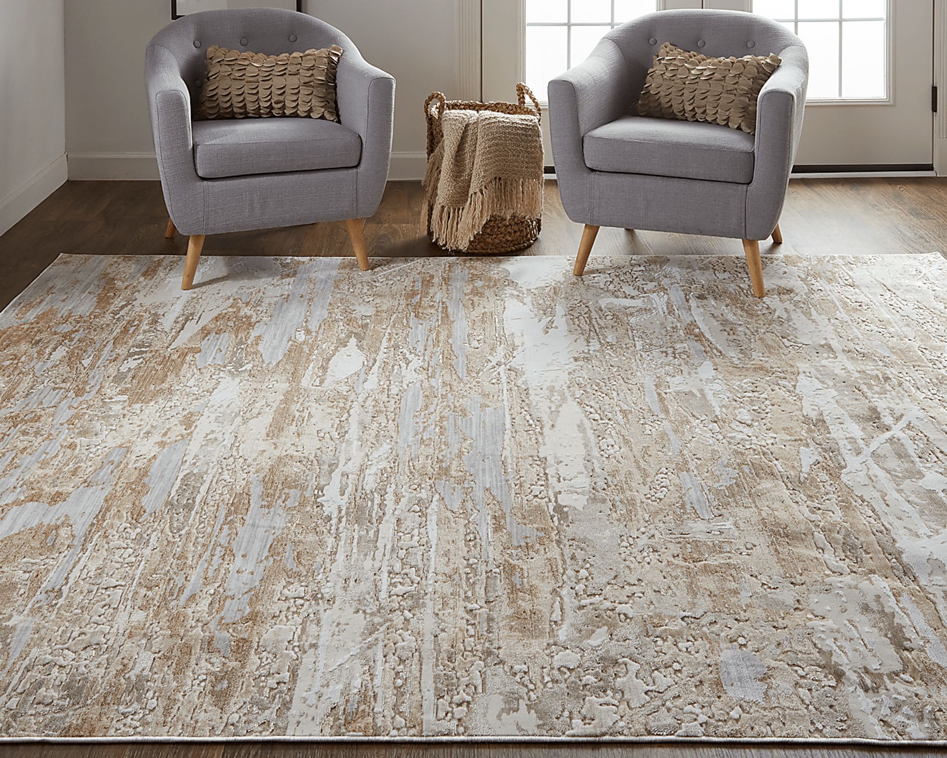 Kyva Ivory 4' x 6' Rug - Image 2