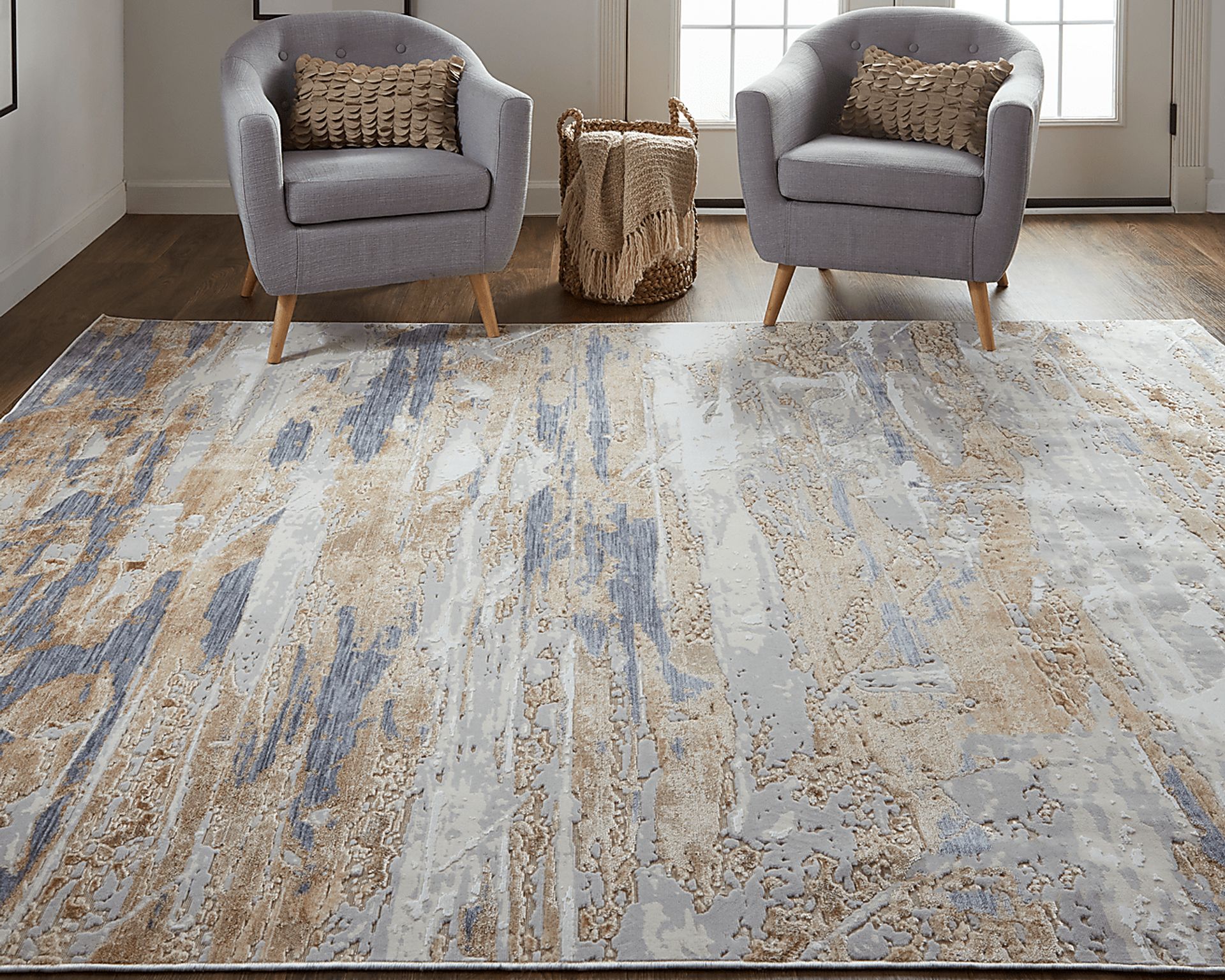 Kyva Tan 4' x 6' Rug - Image 2
