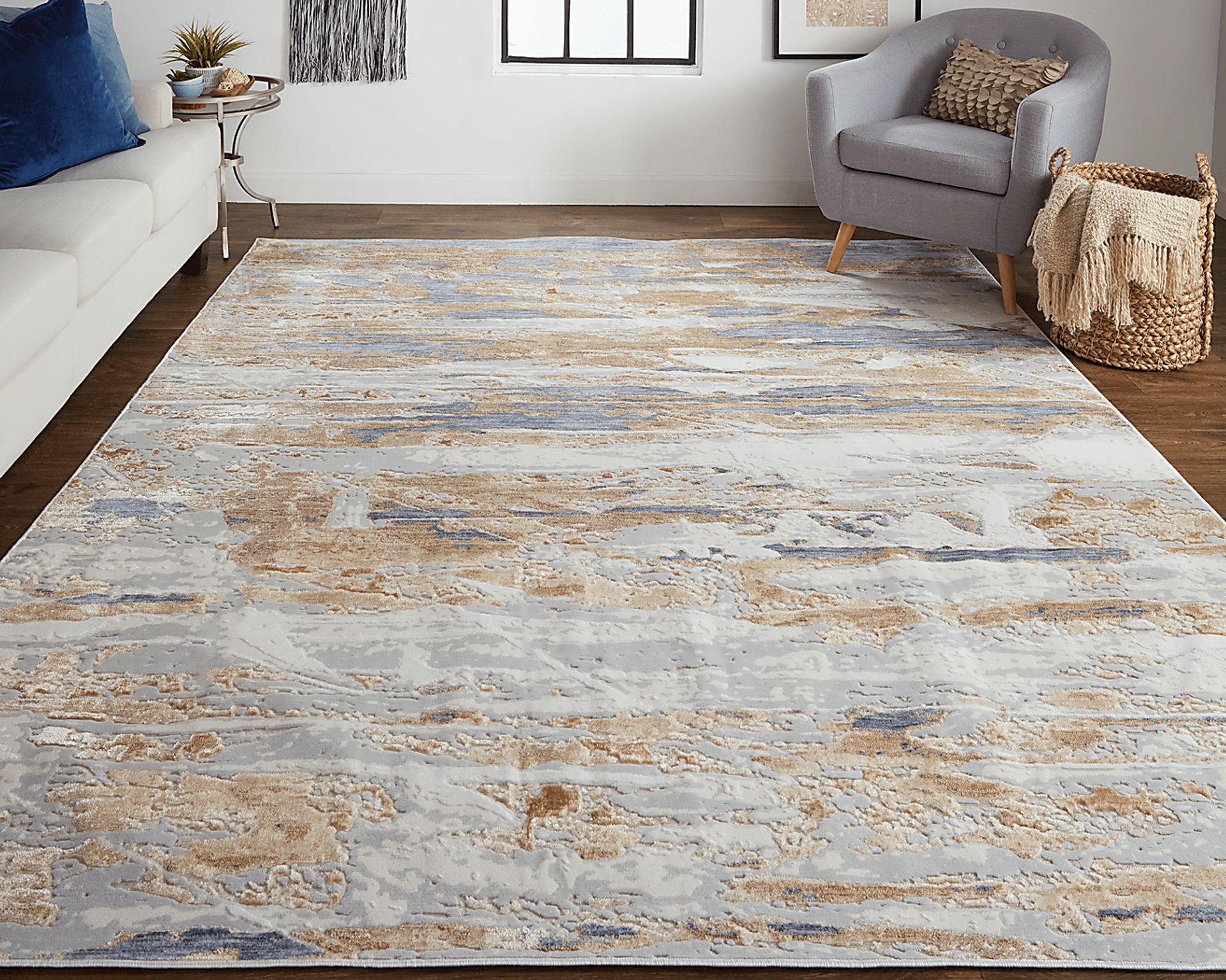 Kyva Tan 4' x 6' Rug - Image 3