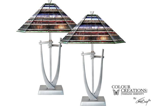 La Brisas Tiffany Style Lamp - Set of 2 - Thumbnail - Image 1