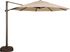 La Mesa Cove 11' Octagon Flax Outdoor Cantilever Umbrella with Base and Stand