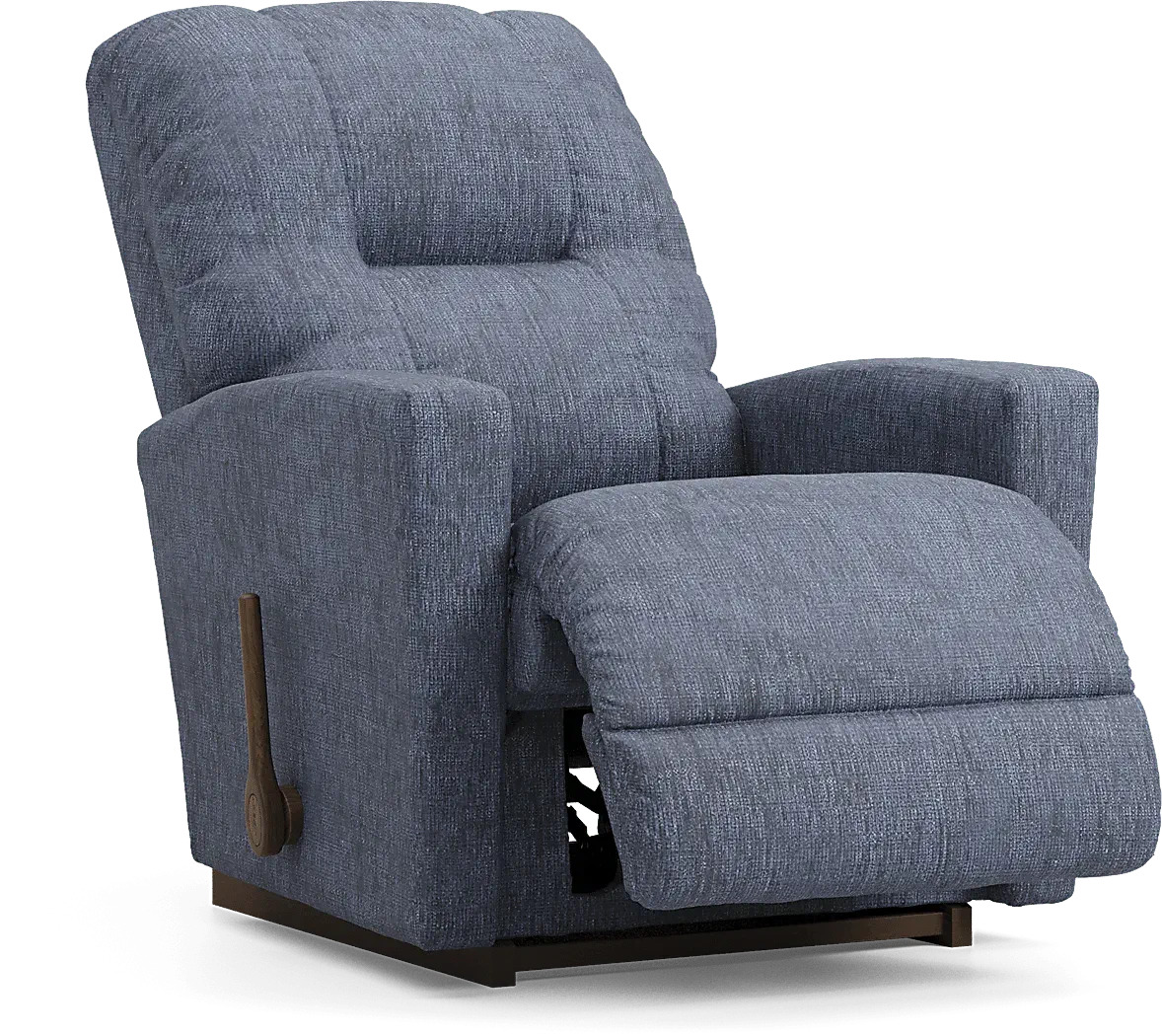 La-Z-Boy Casey I Blue Polyester Fabric Rocker Recliner | Rooms to Go