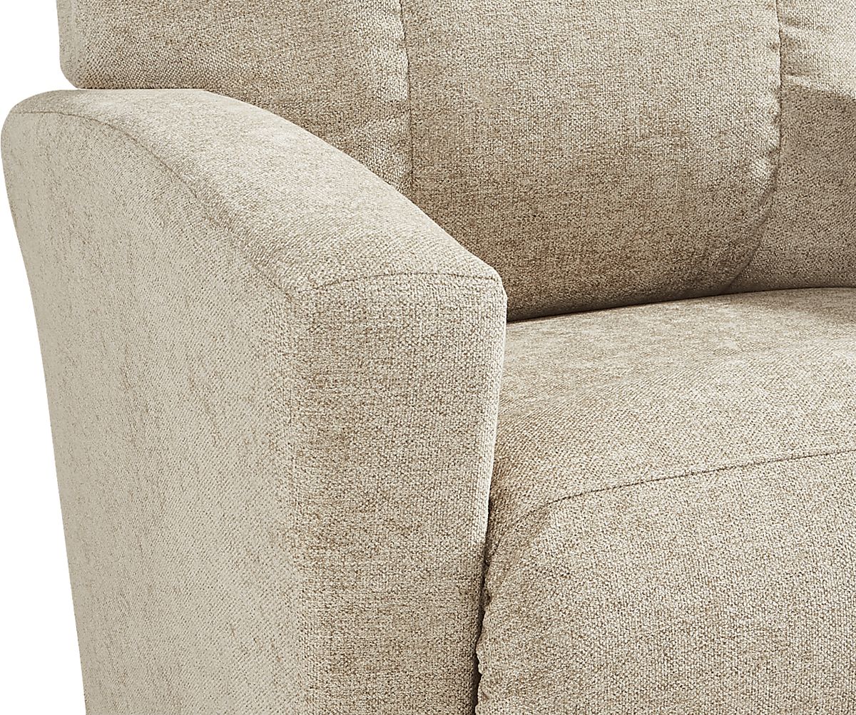 LaZBoy Casey I Mushroom Brown Polyester Fabric Rocker Recliner