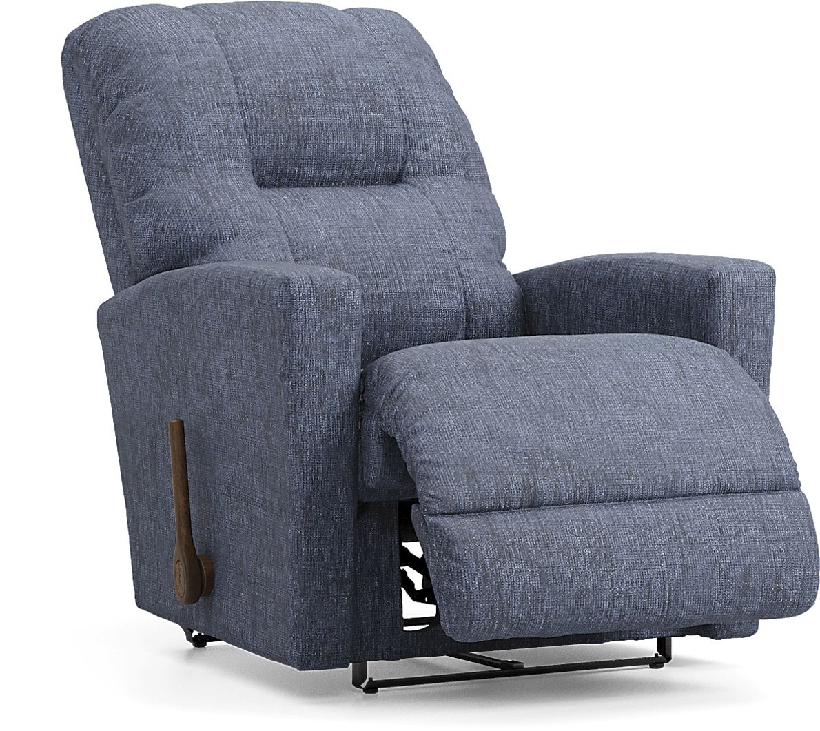LaZBoy Casey II Blue Polyester Fabric Wall Recliner Rooms To Go