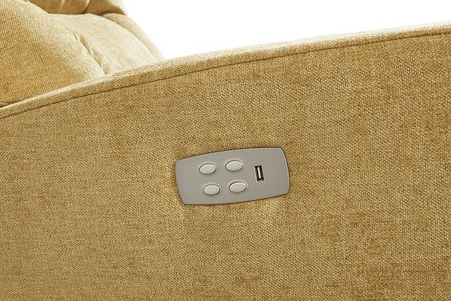 La-Z-Boy Casey III Sunflower Dual Power Recliner - Thumbnail - Image 3