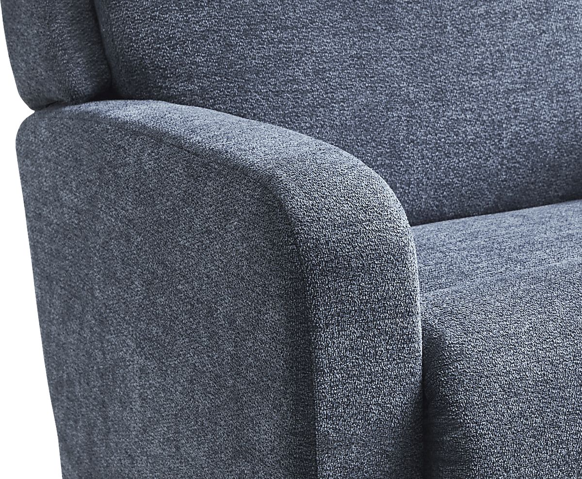La-Z-Boy Finley I Blue Nylon,Polyester Fabric Rocker Recliner | Rooms to Go