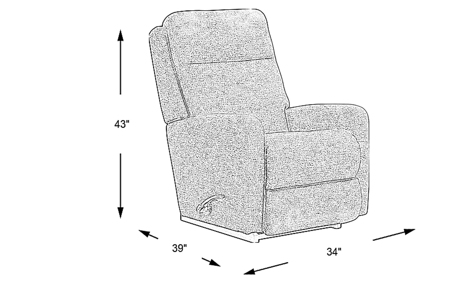 Dimension Image. Please refer to the Dimension Tab on this page for dimension details.