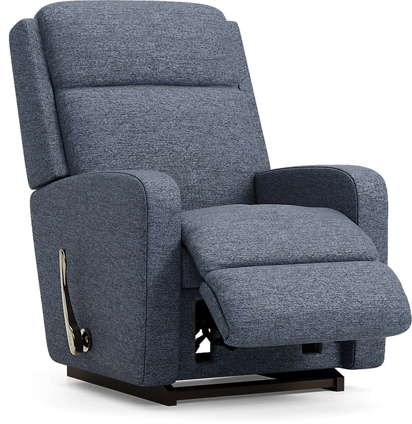 La-Z-Boy Finley I Blue Rocker Recliner