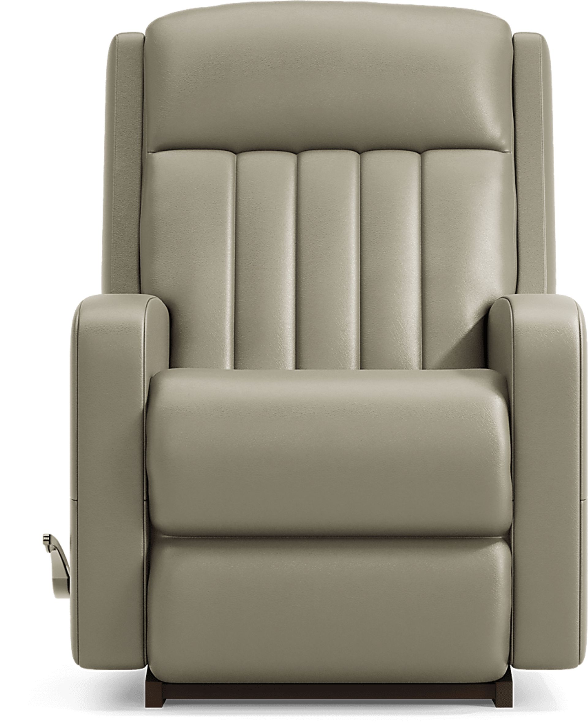 La-Z-Boy Finley II Gray Leather Rocker Recliner - Image 2
