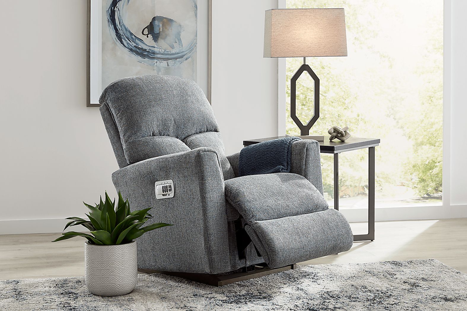 Hawthorn III Dual Power Rocker Recliner - Thumbnail 3