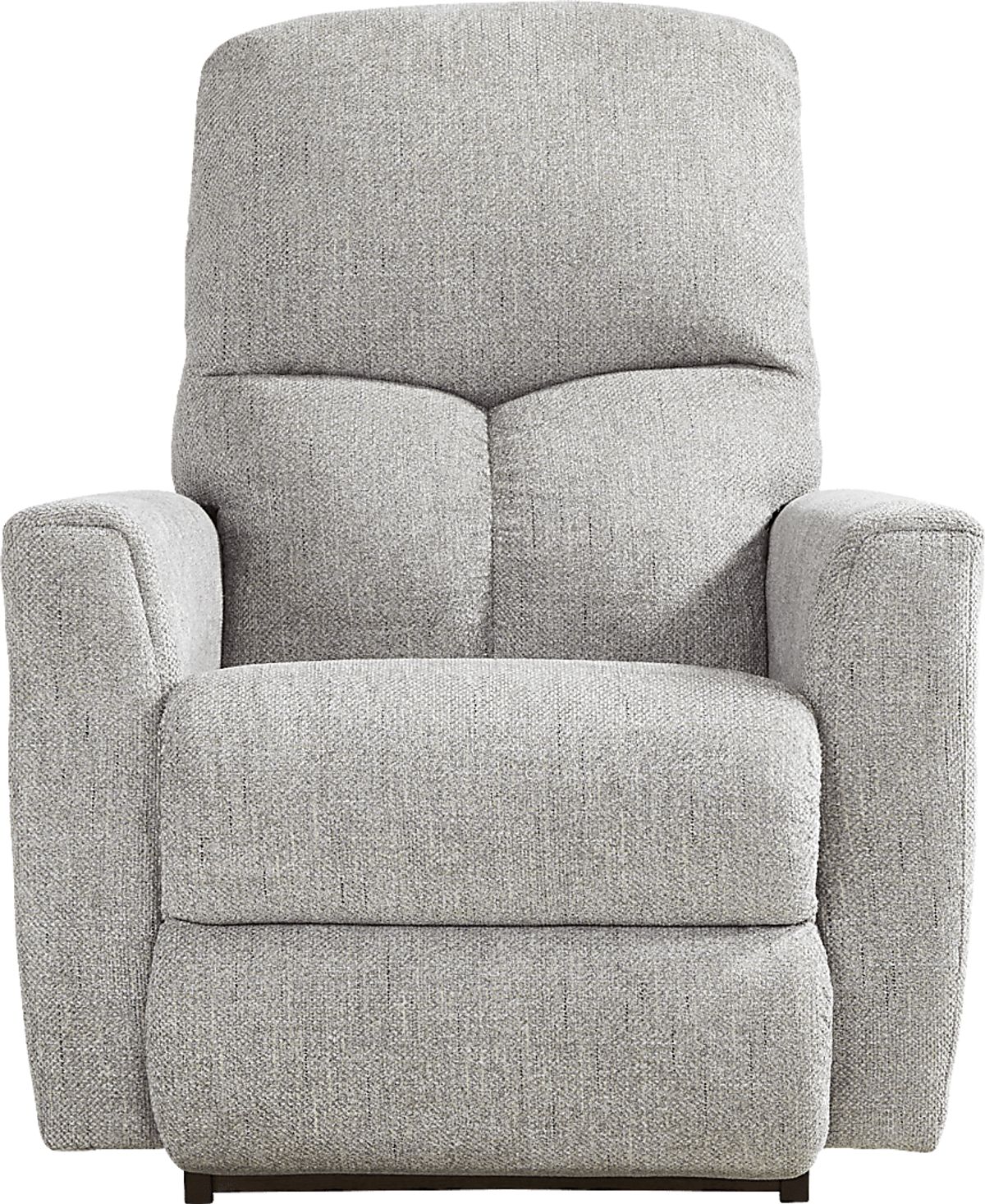 La-Z-Boy Hawthorn III Gray Woven Dual Power Rocker Recliner
