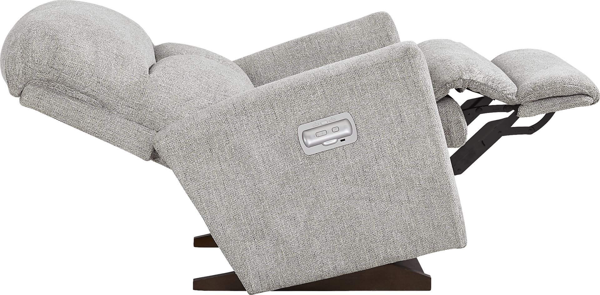 La-Z-Boy Hawthorn III Gray Woven Dual Power Rocker Recliner La-Z-Boy Hawthorn III Gray Woven Dual Power Rocker Recliner