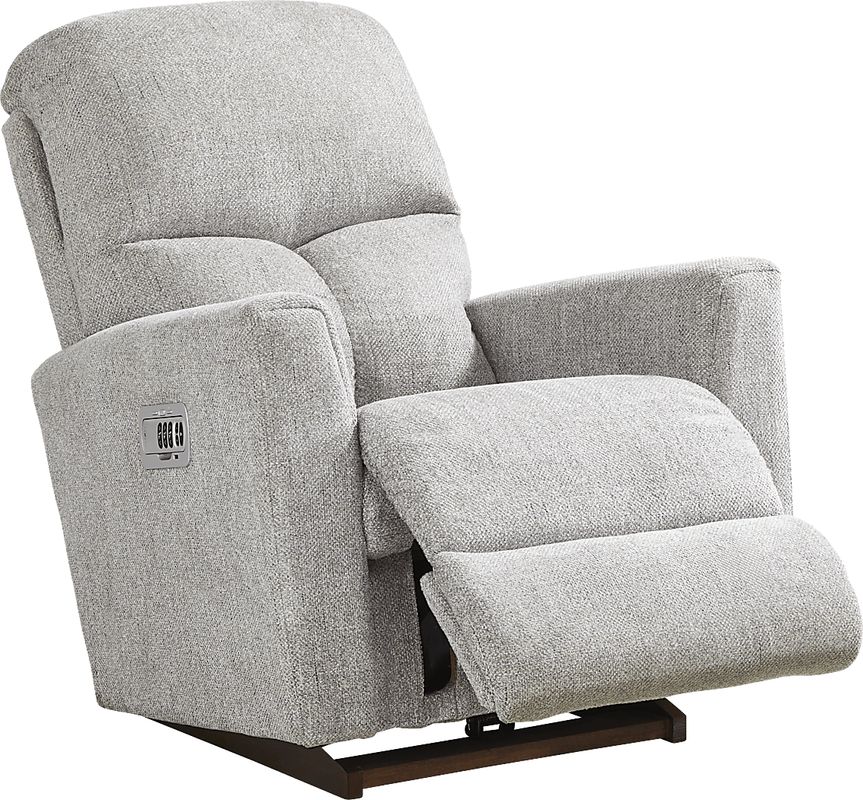 La-Z-Boy Hawthorn III Gray Dual Power Recliner