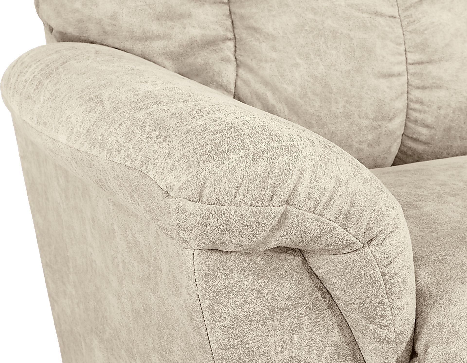 La-Z-Boy Jasper I Beige Rocker Recliner - Image 4