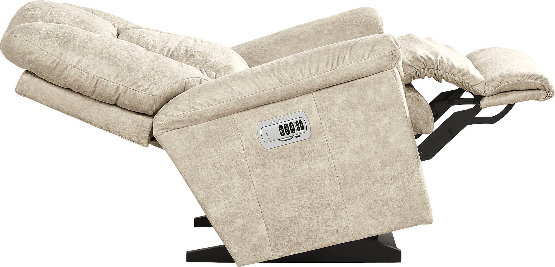 La-Z-Boy Jasper III Beige Dual Power Recliner - Image 2