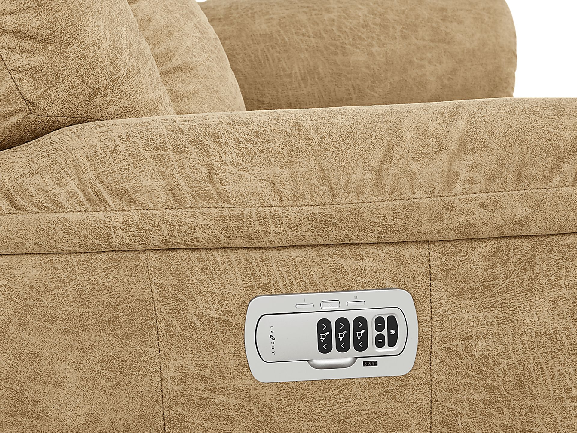 La-Z-Boy Jasper III Brown Dual Power Recliner - Image 5