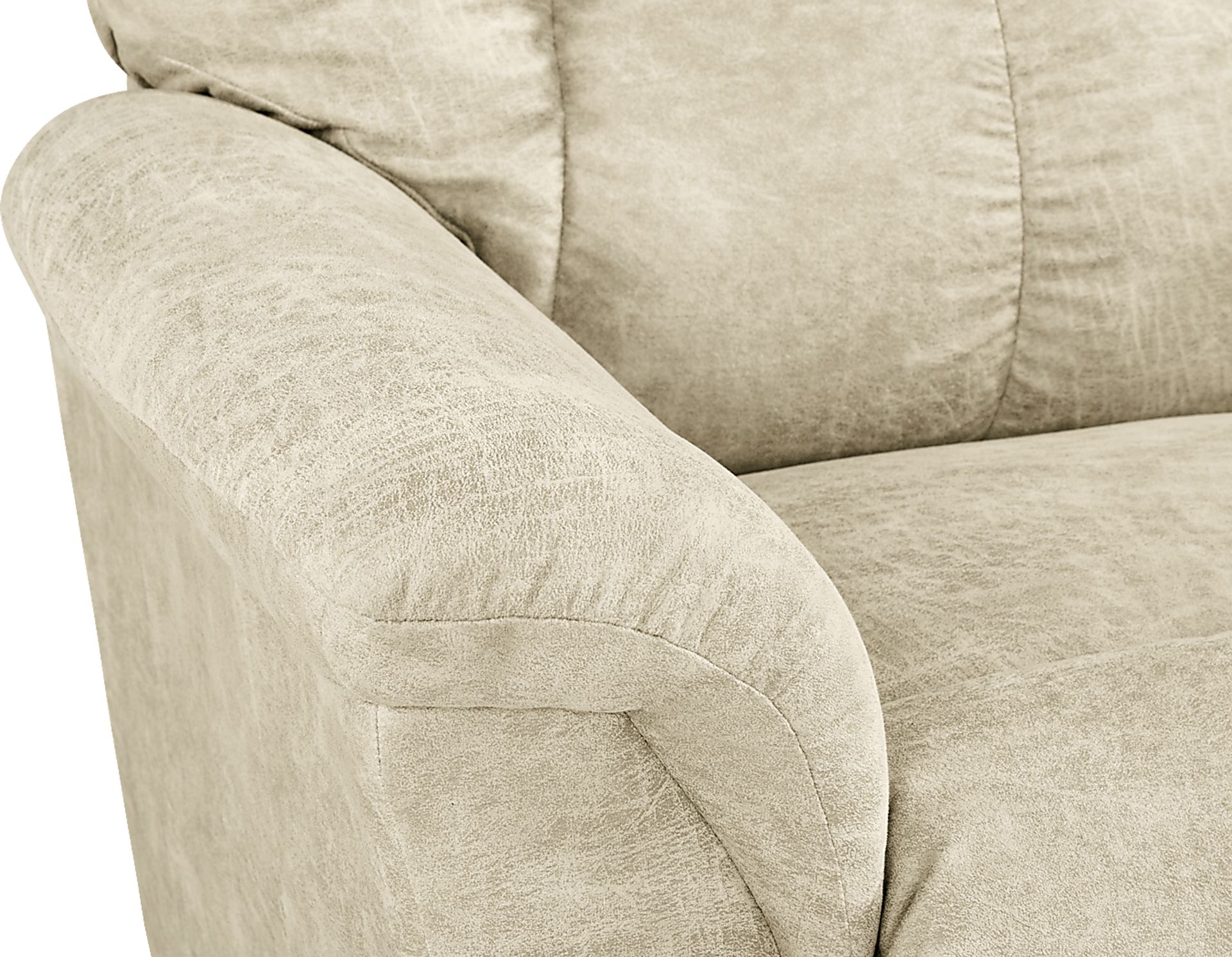 La-Z-Boy Jasper IV Beige Swivel Rocker Recliner - Image 4